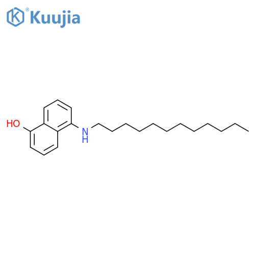 1-Naphthalenol, 5-(dodecylamino)- structure