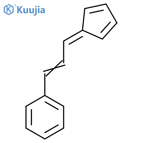 Benzene, [(1E)-3-(2,4-cyclopentadien-1-ylidene)-1-propen-1-yl]- structure