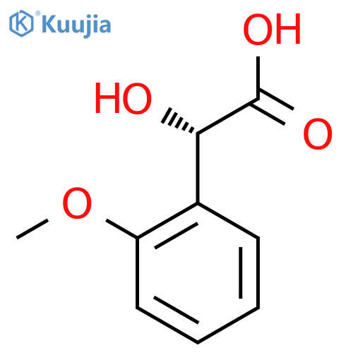 (2S)-2-hydroxy-2-(2-methoxyphenyl)acetic acid structure
