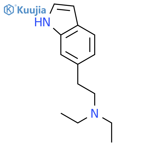 1H-Indole-6-ethanamine, N,N-diethyl- structure