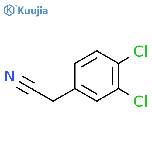 3,4-Dichlorophenylacetonitrile structure