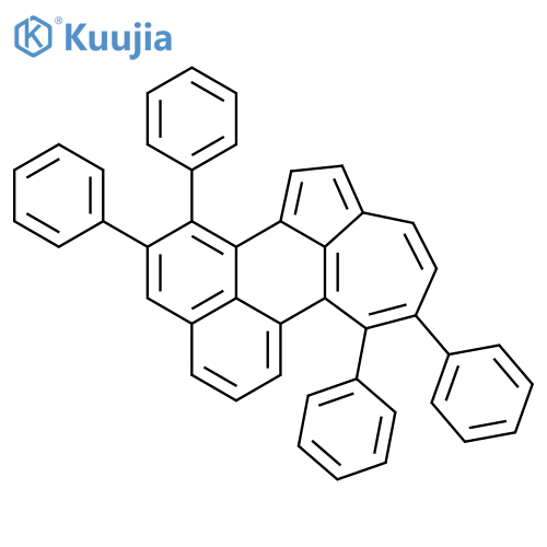 Azuleno[1,8-ab]phenalene,5,6,11,12-tetraphenyl- structure
