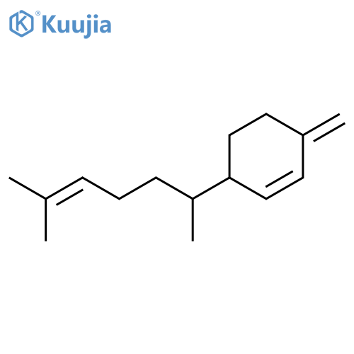 Cyclohexene, 3-(1,5-dimethyl-4-hexenyl)-6-methylene- structure