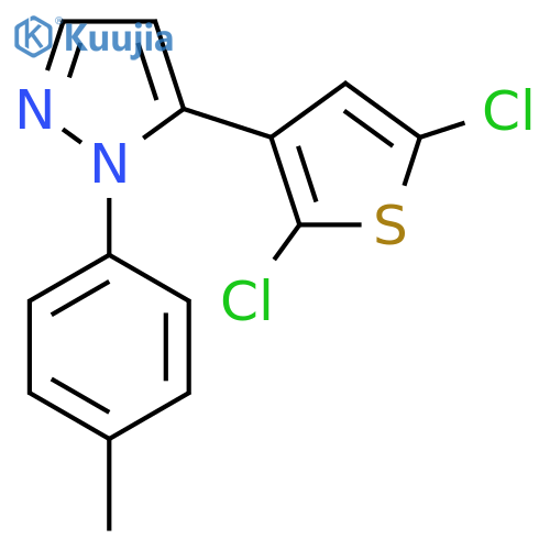 5-(2,5-Dichloro-3-thienyl)-1-(4-methylphenyl)-1H-pyrazole structure