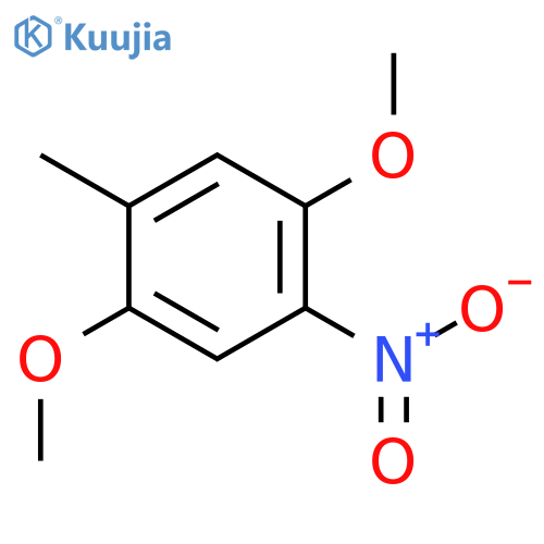 1,4-dimethoxy-2-methyl-5-nitrobenzene structure