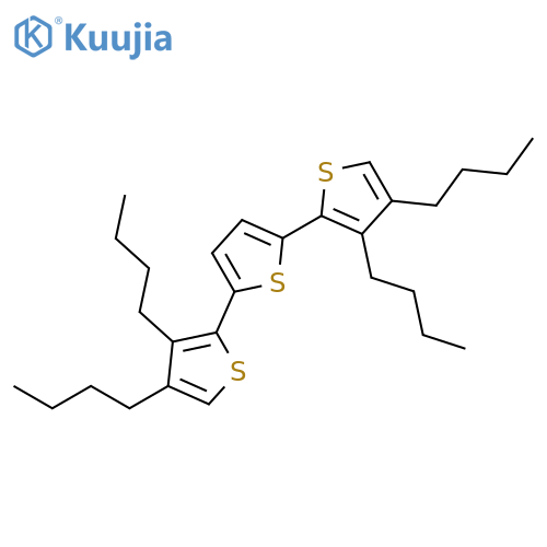 2,2':5',2''-Terthiophene, 3,3'',4,4''-tetrabutyl- structure