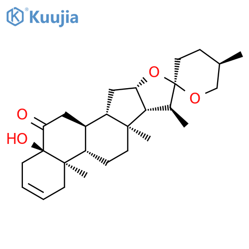 Spirost-2-en-6-one, 5-hydroxy-, (5a,25R)- structure