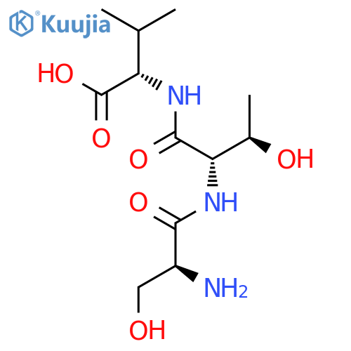 L-Valine, L-seryl-L-threonyl- structure