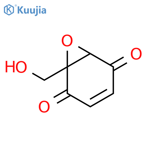 7-Oxabicyclo[4.1.0]hept-3-ene-2,5-dione,1-(hydroxymethyl)- structure