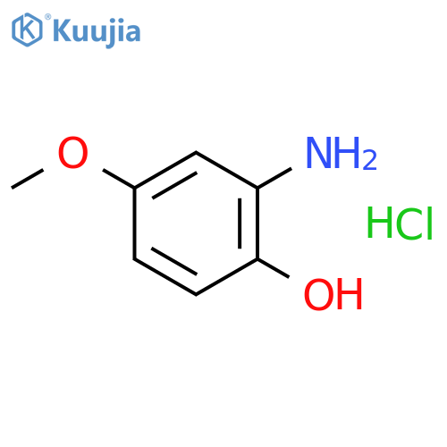 2-Amino-4-methoxy-phenol hydrochloride structure