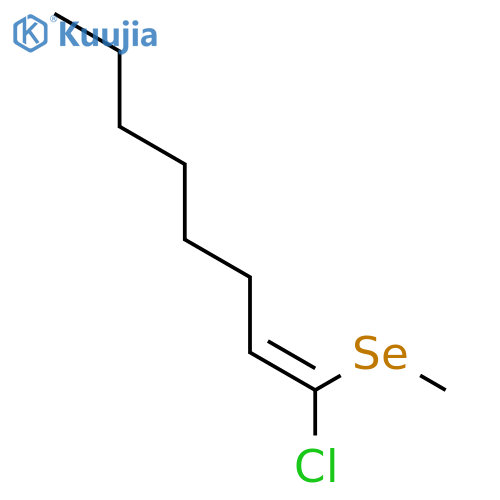 1-Octene, 1-chloro-1-(methylseleno)-, (1Z)- structure