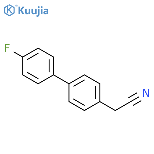 4-Cyanomethyl-4'-fluorobiphenyl structure
