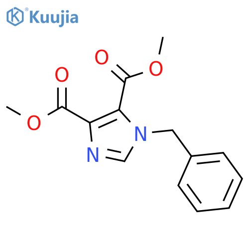 Dimethyl 1-benzyl-1H-imidazole-4,5-dicarboxylate structure