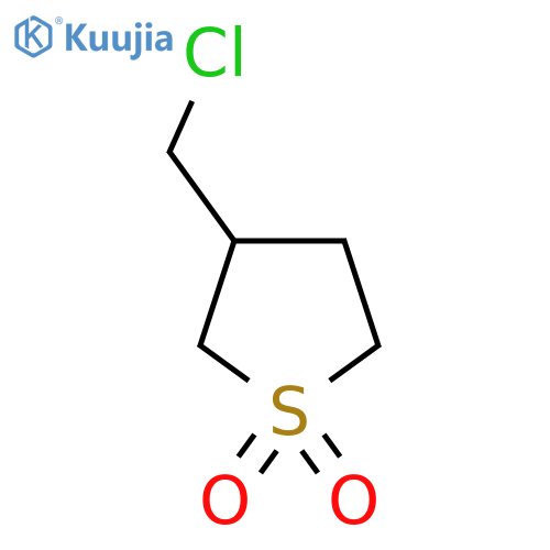 3-(chloromethyl)-1lambda6-thiolane-1,1-dione structure