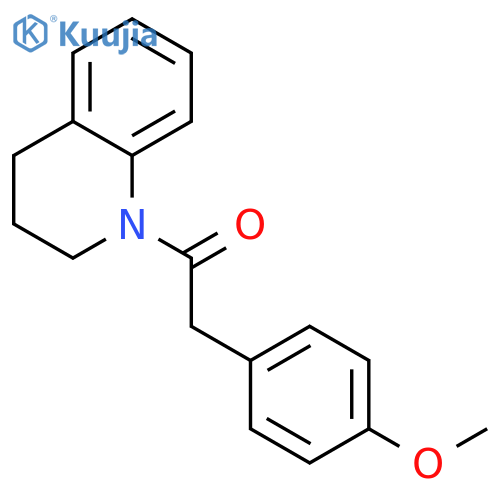 1-(3,4-dihydroquinolin-1(2H)-yl)-2-(4-methoxyphenyl)ethanone structure