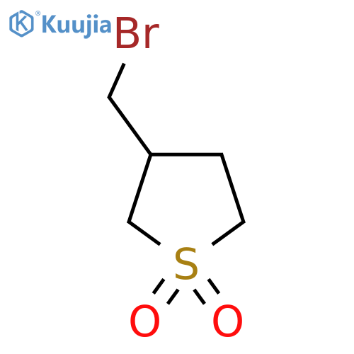 3-(bromomethyl)-1λ?-thiolane-1,1-dione structure