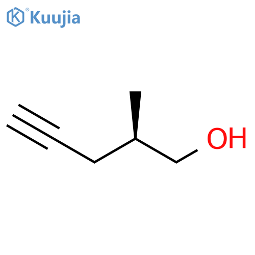 4-Pentyn-1-ol, 2-methyl-, (2R)- structure