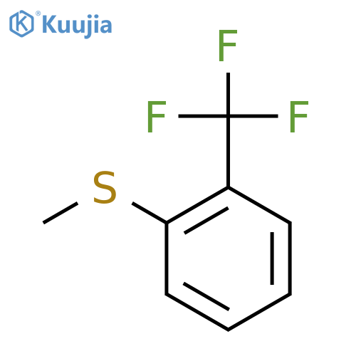 Benzene, 1-(methylthio)-2-(trifluoromethyl)- structure