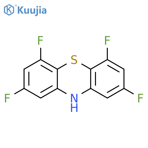 10H-Phenothiazine,2,4,6,8-tetrafluoro- structure