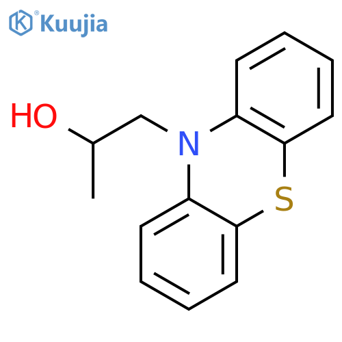 a-Methyl-phenothiazine-10-ethanol structure