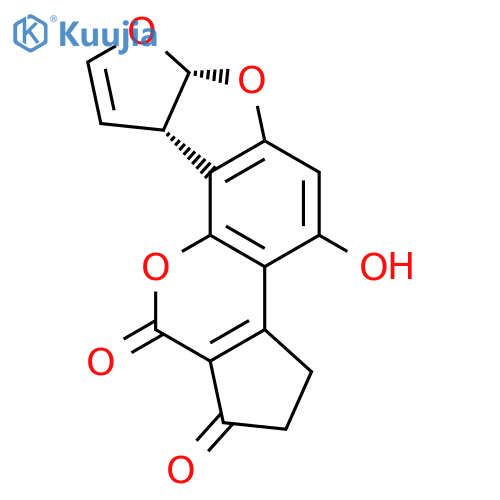 Aflatoxin P1 structure