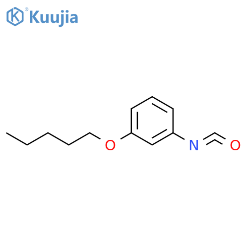 Benzene, 1-isocyanato-3-(pentyloxy)- structure