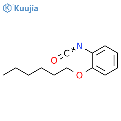 Benzene, 1-(hexyloxy)-2-isocyanato- structure