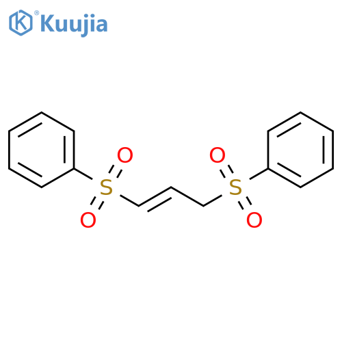 Benzene, 1,1'-[1-propene-1,3-diylbis(sulfonyl)]bis-, (E)- structure