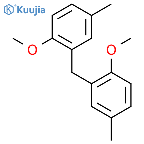 Benzene, 1,1'-methylenebis[2-methoxy-5-methyl- structure