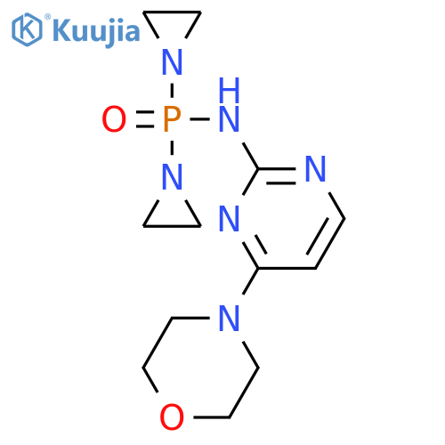 Phosphinic amide,P,P-bis(1-aziridinyl)-N-(4-morpholino-2-pyrimidinyl)- (7CI,8CI) structure