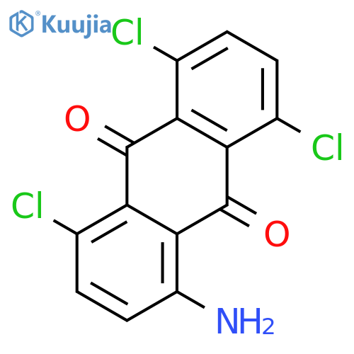 9,10-ANTHRACENEDIONE, 1-AMINO-4,5,8-TRICHLORO- structure