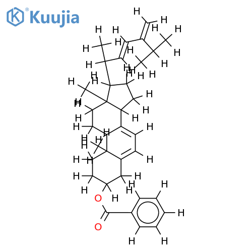 3beta-Benzoyloxy-ergosta-5,7,22t,24(28)-tetraen structure