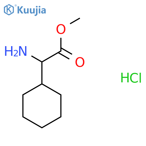 Methyl 2-amino-2-cyclohexylacetate hydrochloride structure
