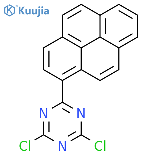 1-(4,6-Dichloro-1,3,5-triazin-2-yl)pyrene structure