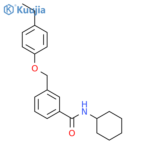 N-Cyclohexyl-3-(4-ethyl-phenoxymethyl)-benzamide structure