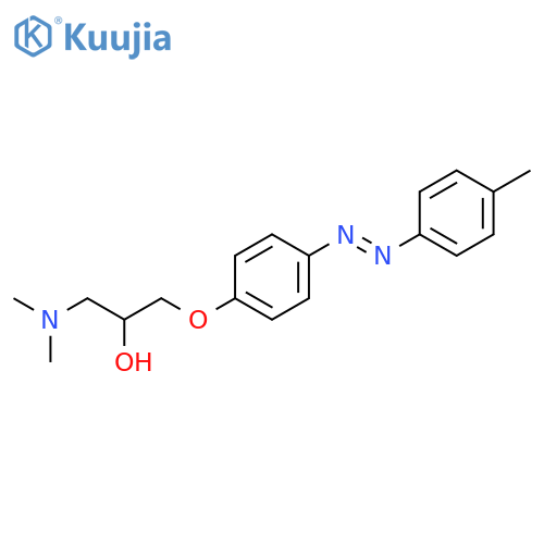2-Propanol, 1-(dimethylamino)-3-[4-[(4-methylphenyl)azo]phenoxy]- structure