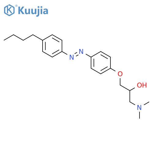 2-Propanol, 1-[4-[(4-butylphenyl)azo]phenoxy]-3-(dimethylamino)- structure