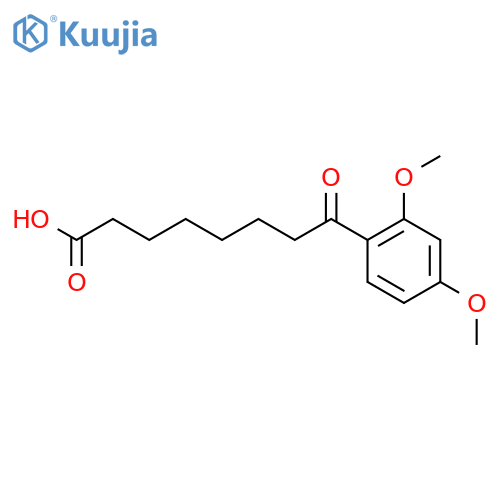 8-(2,4-DIMETHOXYPHENYL)-8-OXOOCTANOIC ACID structure