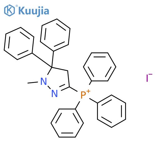 (1-methyl-5,5-diphenyl-4h-pyrazol-3-yl)-triphenylphosphanium;iodide structure
