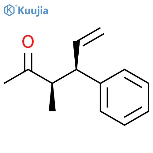 5-Hexen-2-one, 3-methyl-4-phenyl-, (R*,R*)- structure