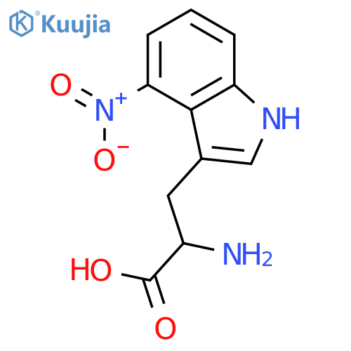 Tryptophan, 4-nitro- structure
