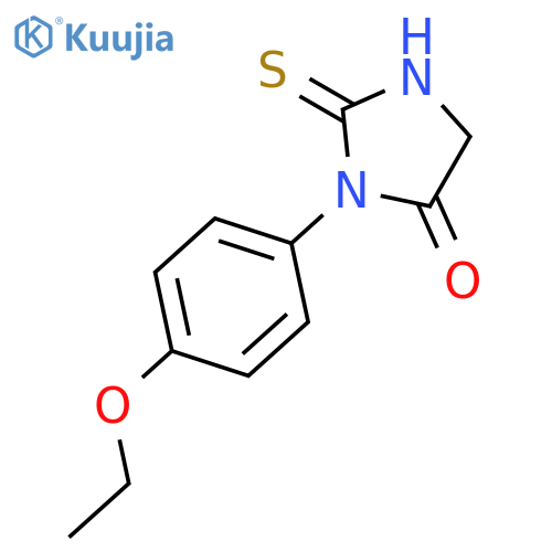 3-(4-ethoxyphenyl)-2-sulfanylideneimidazolidin-4-one structure
