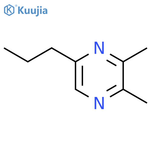 Pyrazine,2,3-dimethyl-5-propyl- structure