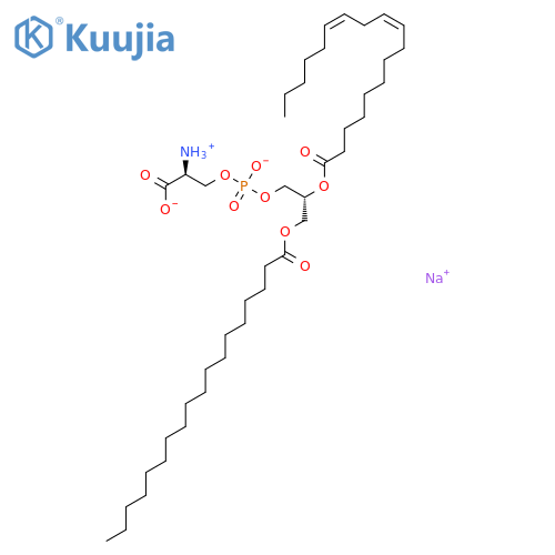 1-Stearoyl-2-linoleoyl-sn-glycero-3-phospho-L-serine sodium structure