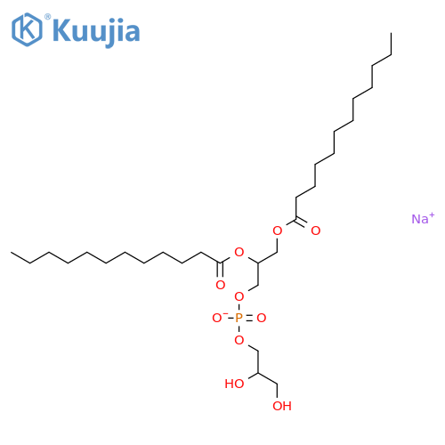1,2-Dilauroyl-sn-glycero-3-phospho-sn-glycerol, Sodium Salt structure