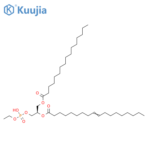 1-Palmitoyl-2-oleoyl-sn-glycero-3-phosphoethanol Sodium Salt structure
