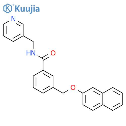 3-[(2-naphthyloxy)methyl]-N-(pyridin-3-ylmethyl)benzamide structure