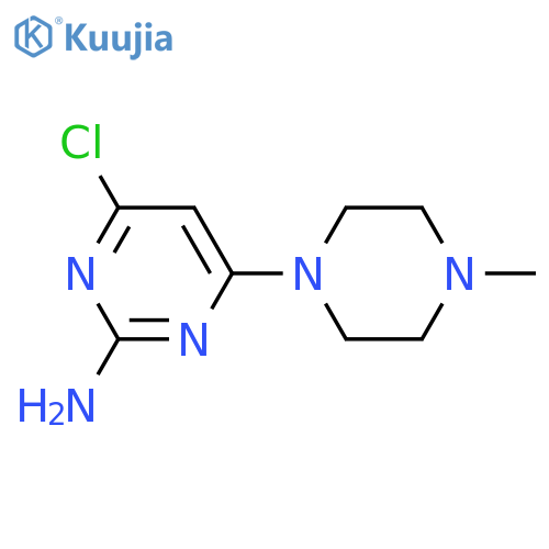 4-Chloro-6-(4-methylpiperazin-1-yl)pyrimidin-2-amine structure