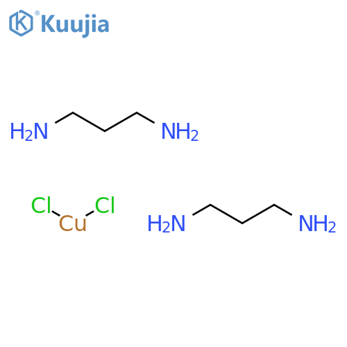 bis(1,3-Propanediamine) Copper(II) Dichloride structure