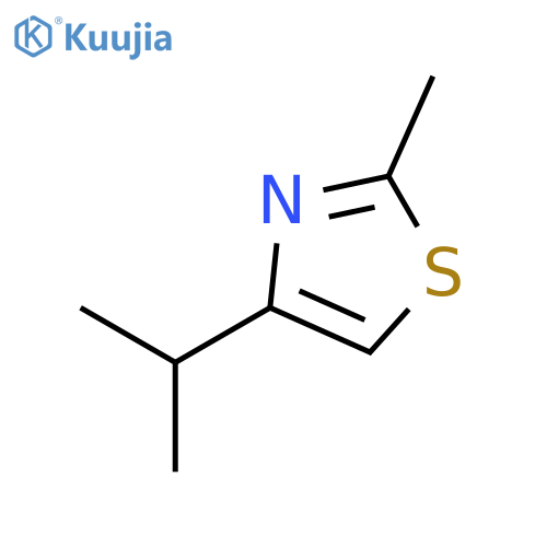 2-methyl-4-(propan-2-yl)-1,3-thiazole structure